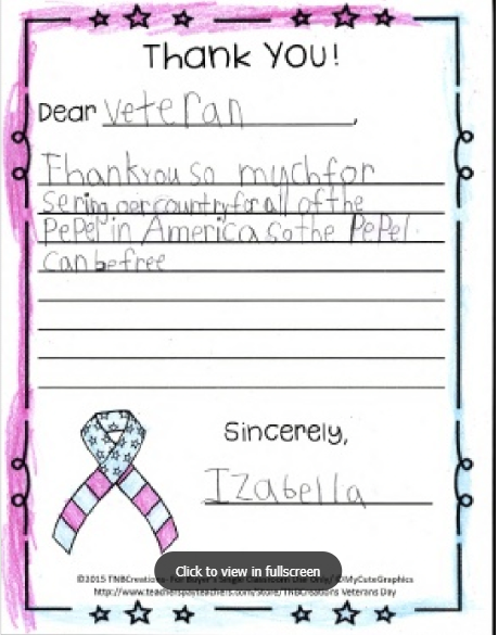 Veteran Letters Preview